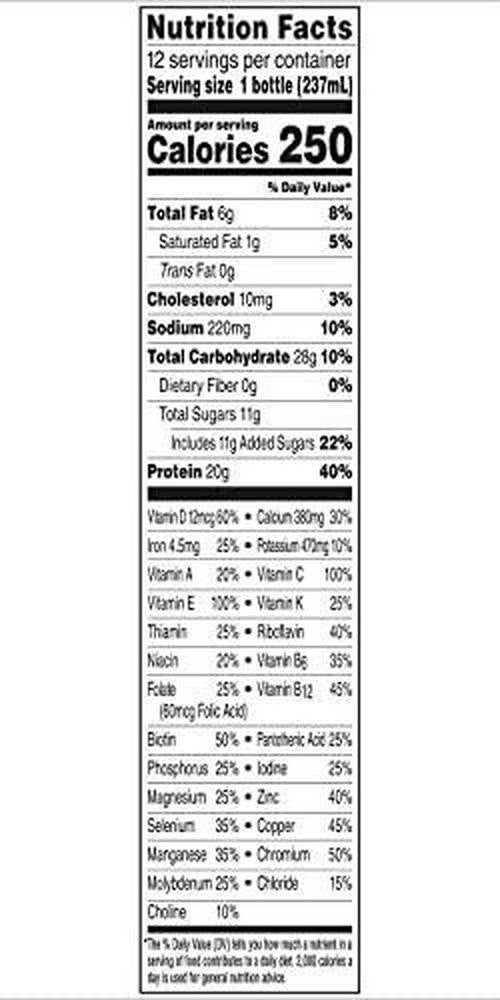 Boost High Protein Complete Nutritional Drink, Chocolate Sensation, 8 fl oz Bottle,12 Count (Pack of 1)