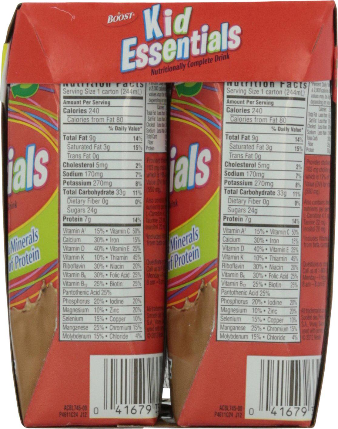 Boost Kid Essential Chocolate, 33 oz