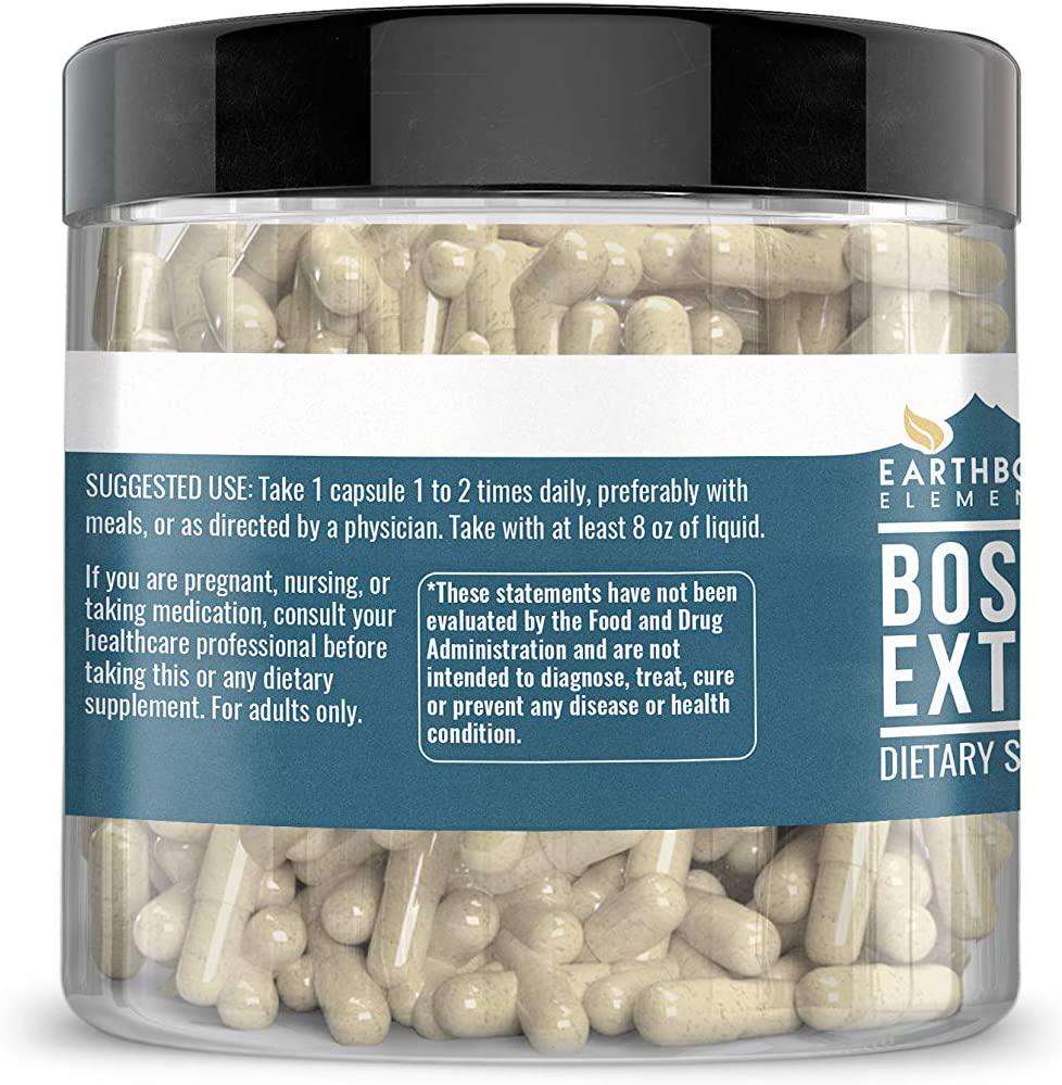 Boswellia Serrata Extract, 200 Capsules, 540mg Serving, 100% Pure and Extra Potent Indian Frankincense, Non-GMO, Made in USA, No Additive or Filler, Natural Ayurvedic Supplement