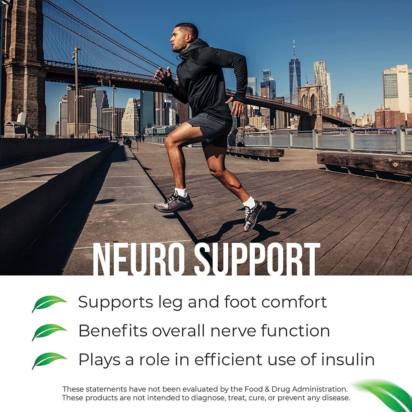 Botanic Choice Maximum Strength Neuro Support Plus - Adult Daily Supplement - Delivers Essential Vitamins to Support Nerves Healthy Circulation and Blood Sugar Levels 90 Capsules