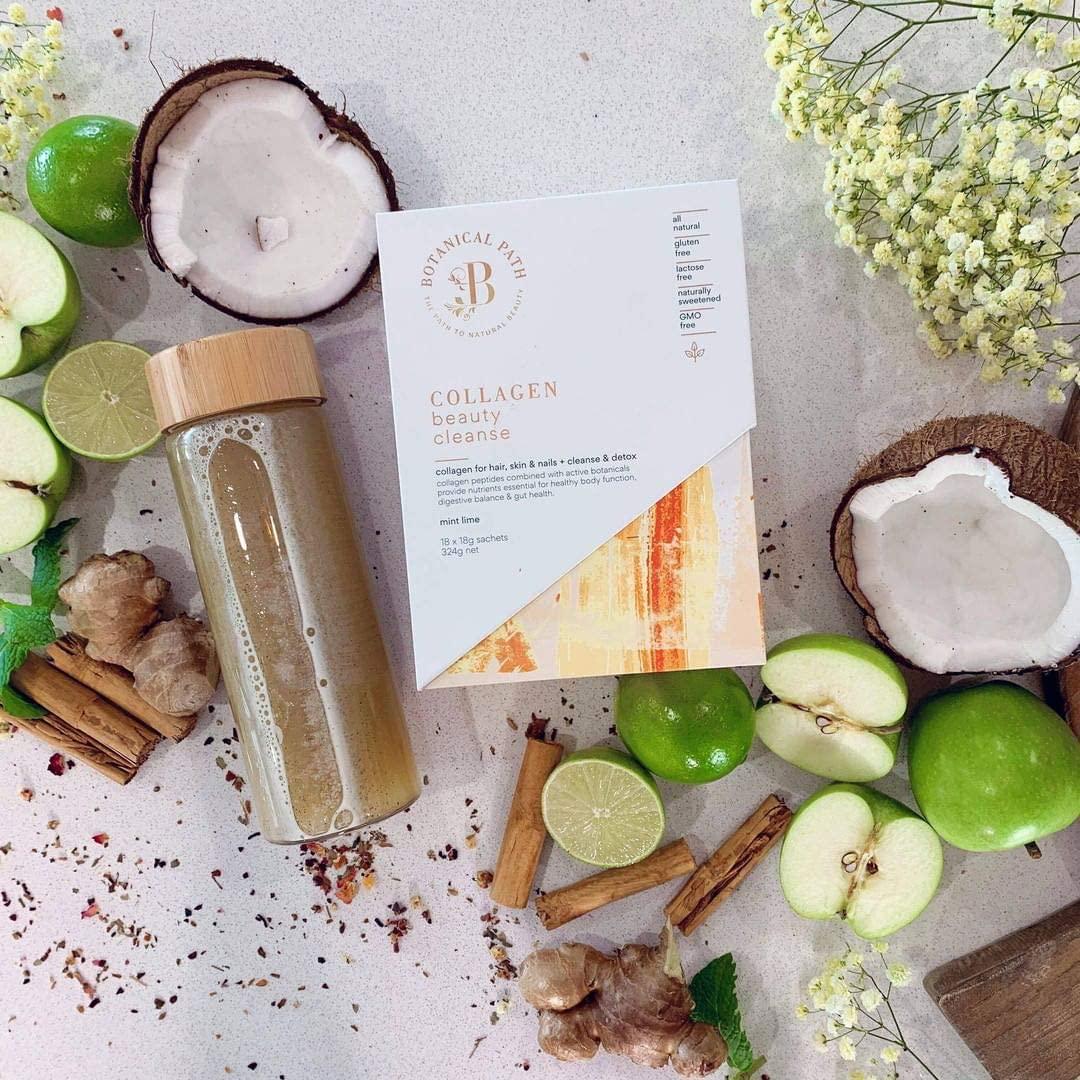 Botanical Path Collagen Beauty Cleanse - Mint Lime, Mint Lime, 324 grams