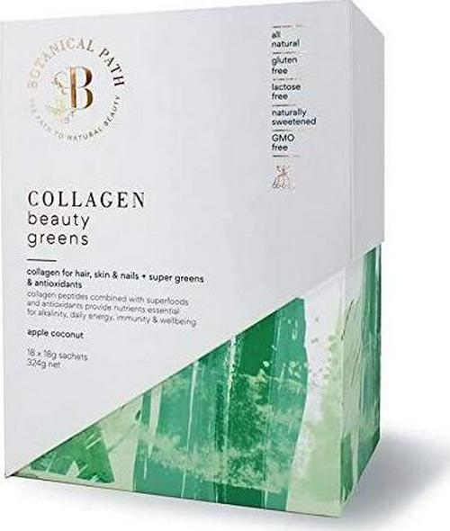 Botanical Path Collagen Beauty Greens - Apple Coconut, Apple Coconut, 324 grams