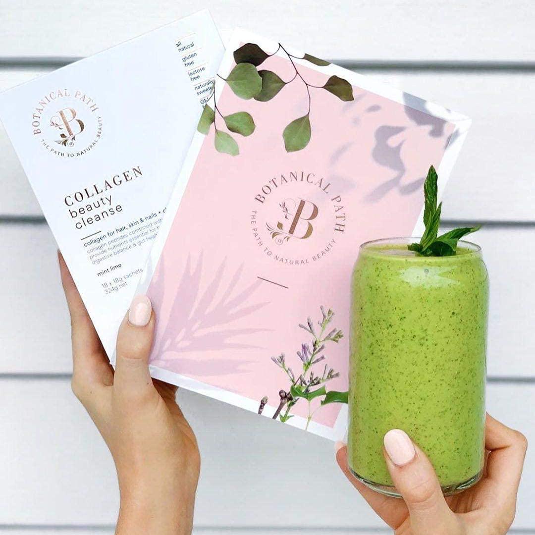 Botanical Path Collagen Beauty Cleanse - Mint Lime, Mint Lime, 324 grams