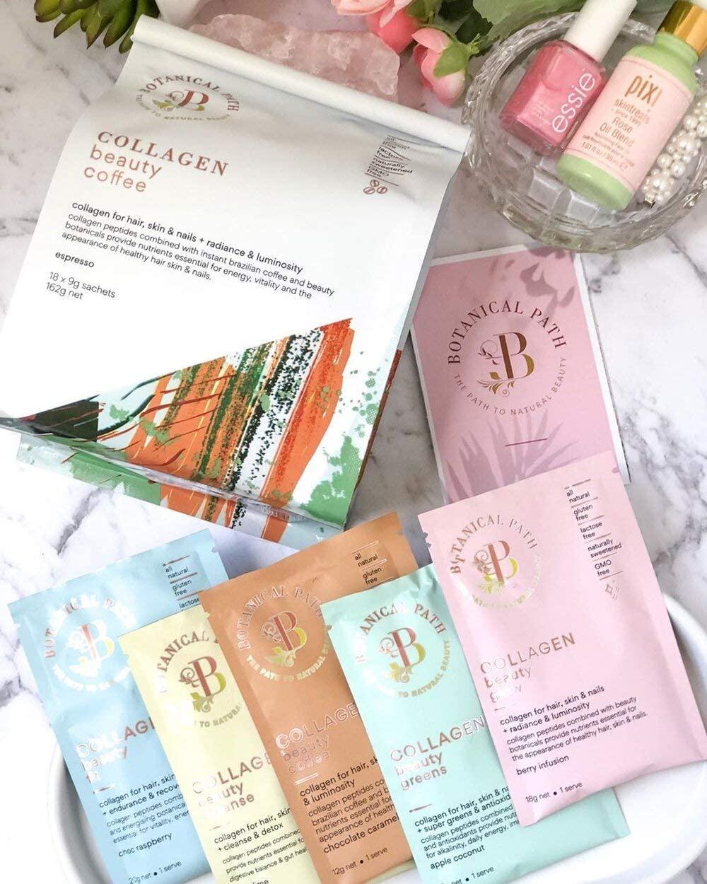 Botanical Path Collagen Beauty Fit - Choc Raspberry, Choc Raspberry, 360 grams