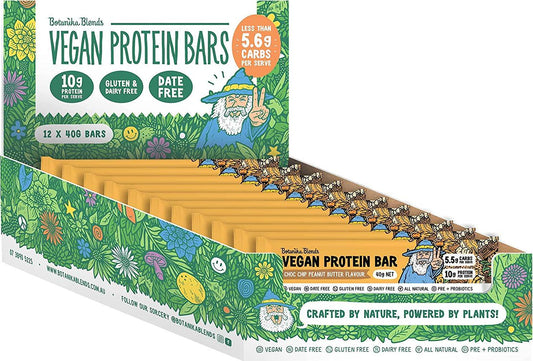 Botanika Blends Bars - Choc Chip Peanut Butter (12 x 40G), 500 g