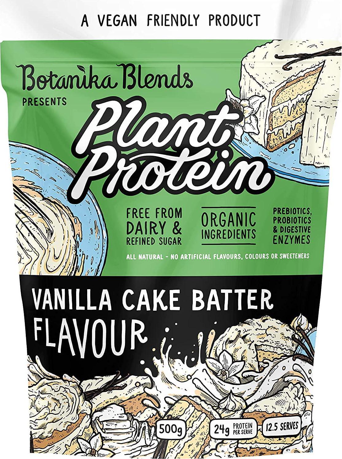 Botanika Blends Plant Protein Vanilla Cake Batter, Cream, 0.5 kilograms
