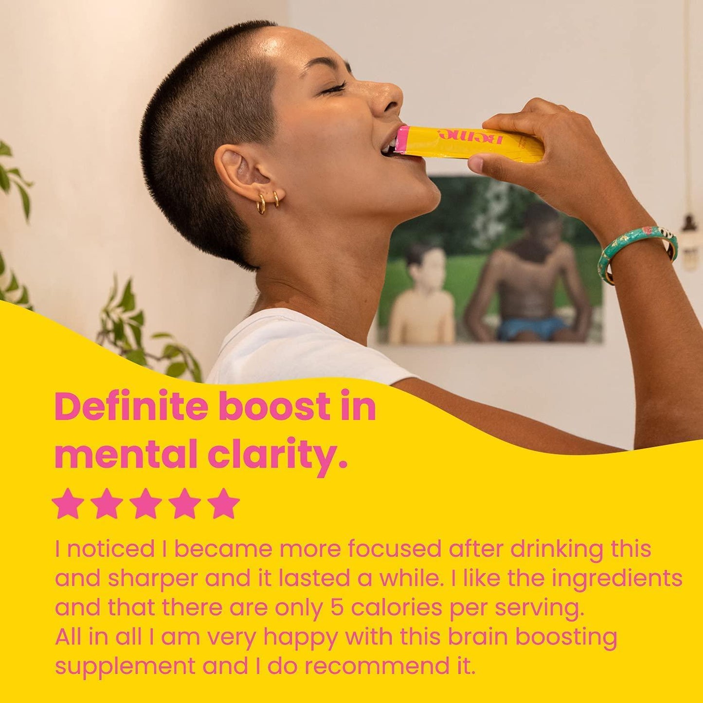 Brain Booster Liquid Supplement to Support Mental Wellness + Cognitive Function | BeSharp with Patented Grape Blueberry Extract + Phosphatidylserine + Turmeric + Black Pepper + Omega3 DHA Algal Oil