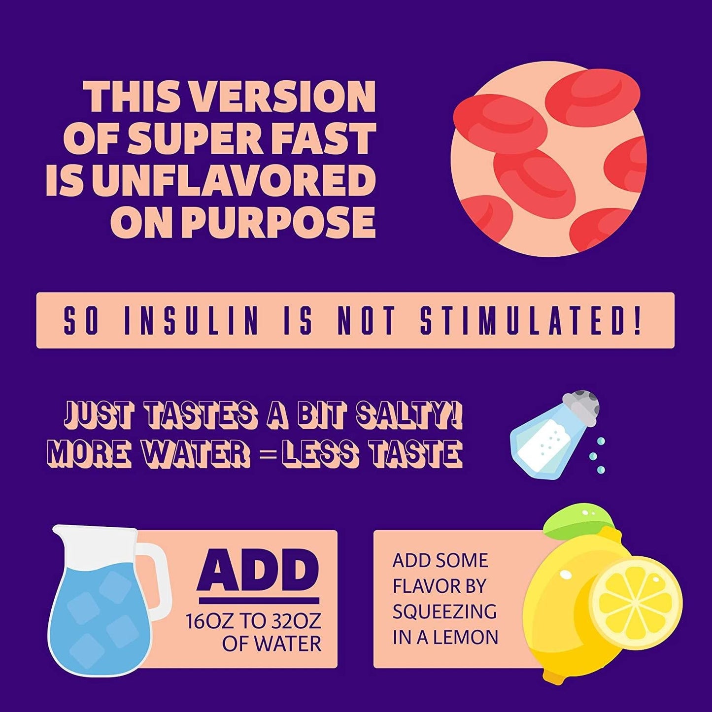 Brain Forza Super Fast Keto Electrolytes for Fasting - Premium Electrolytes, No Sugar or Flavoring w/Potassium, Sodium, Magnesium, Calcium, Iron, Pink Himalayan Salt, (30srv, Unflavored)