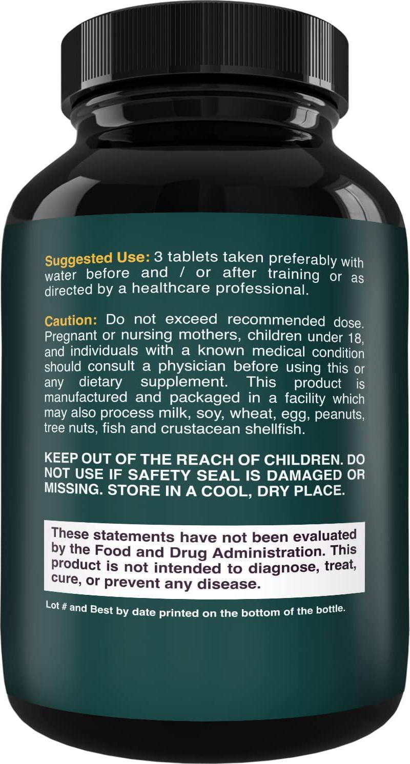 Branch Chain Amino Acids Supplement - Vegan BCAA Capsules Post Workout Muscle Recovery and Muscle Growth Support - Branched Chain Amino Acids Supplement for Men and Womens Workout Recovery 120 Count