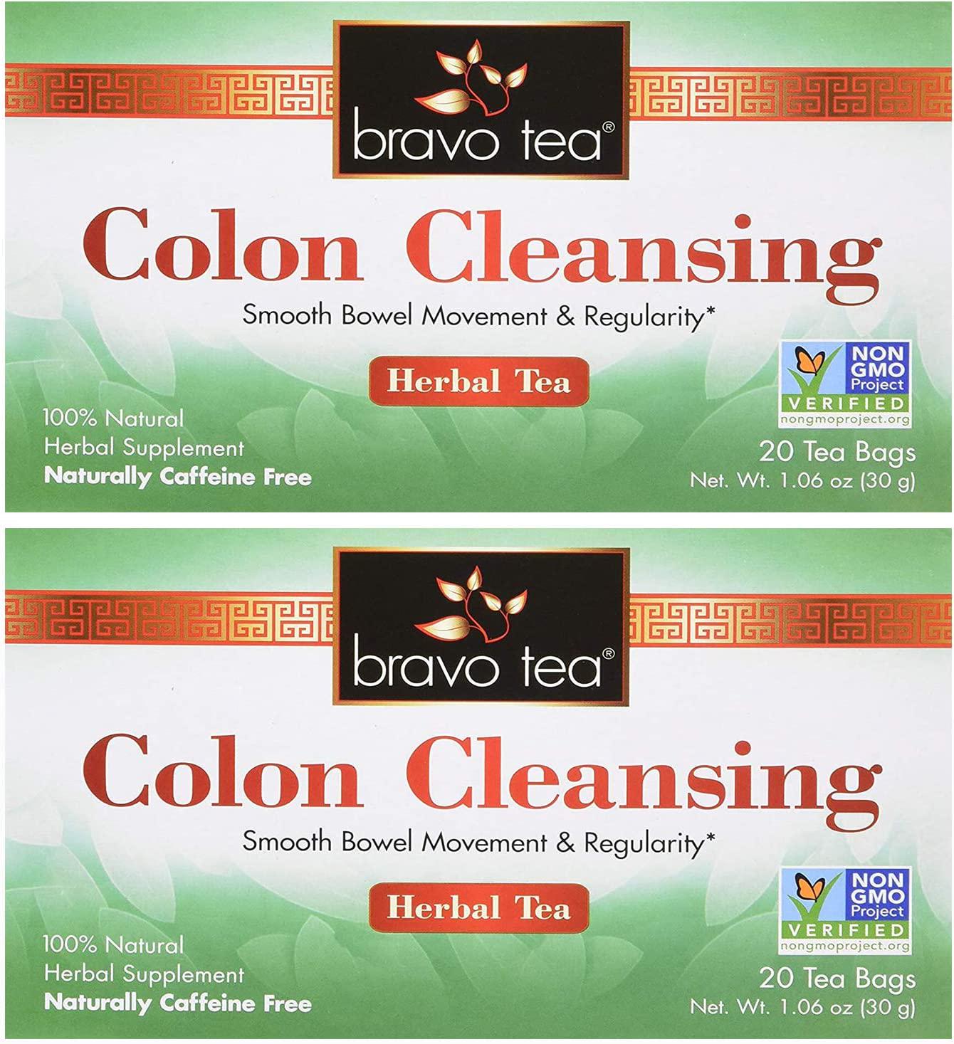 Bravo Teas Colon Cleansing, 20 Tea Bags 2 Pack