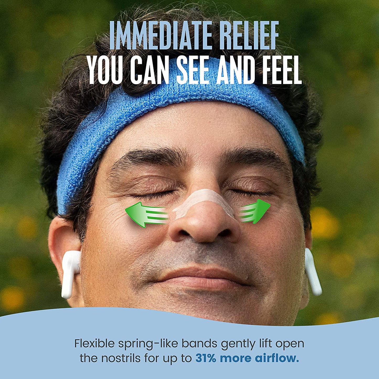 Breathe Right Original Nose Strips to Reduce Snoring and Relieve Nose Congestion, Tan, 30 Count (Packaging May Vary)