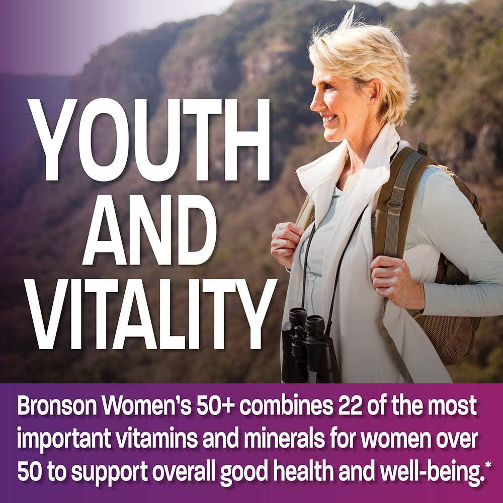Bronson ONE Daily Womens 50+ Complete Multivitamin Multimineral (180)