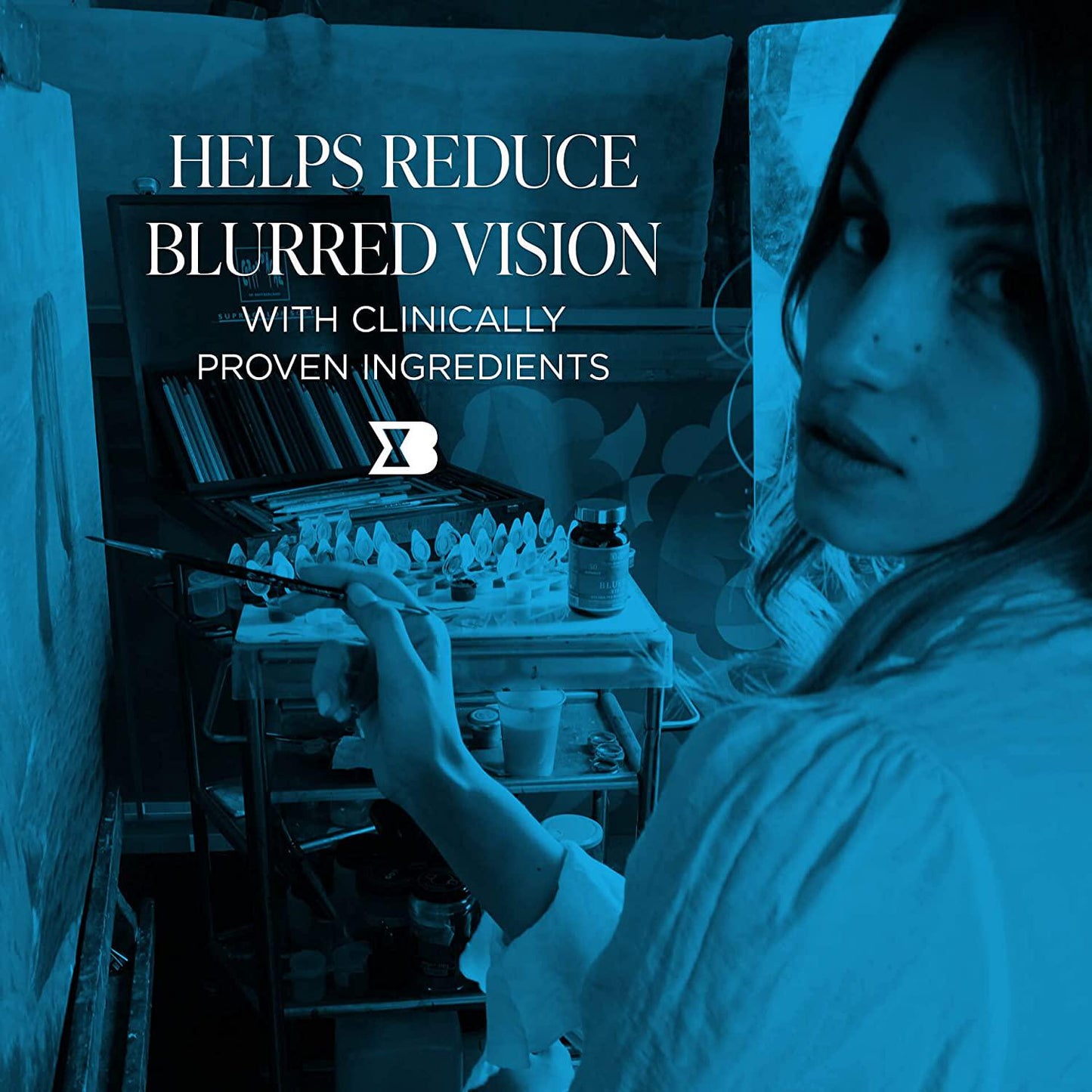 Bruno MD BlueRex Vision, Eye Health Supplement for Adults, Vitamin E and Bilberry Extracts, Antioxidant Supplement, Helps with Computer Vision Syndrome, Dry Eyes and Eye Health