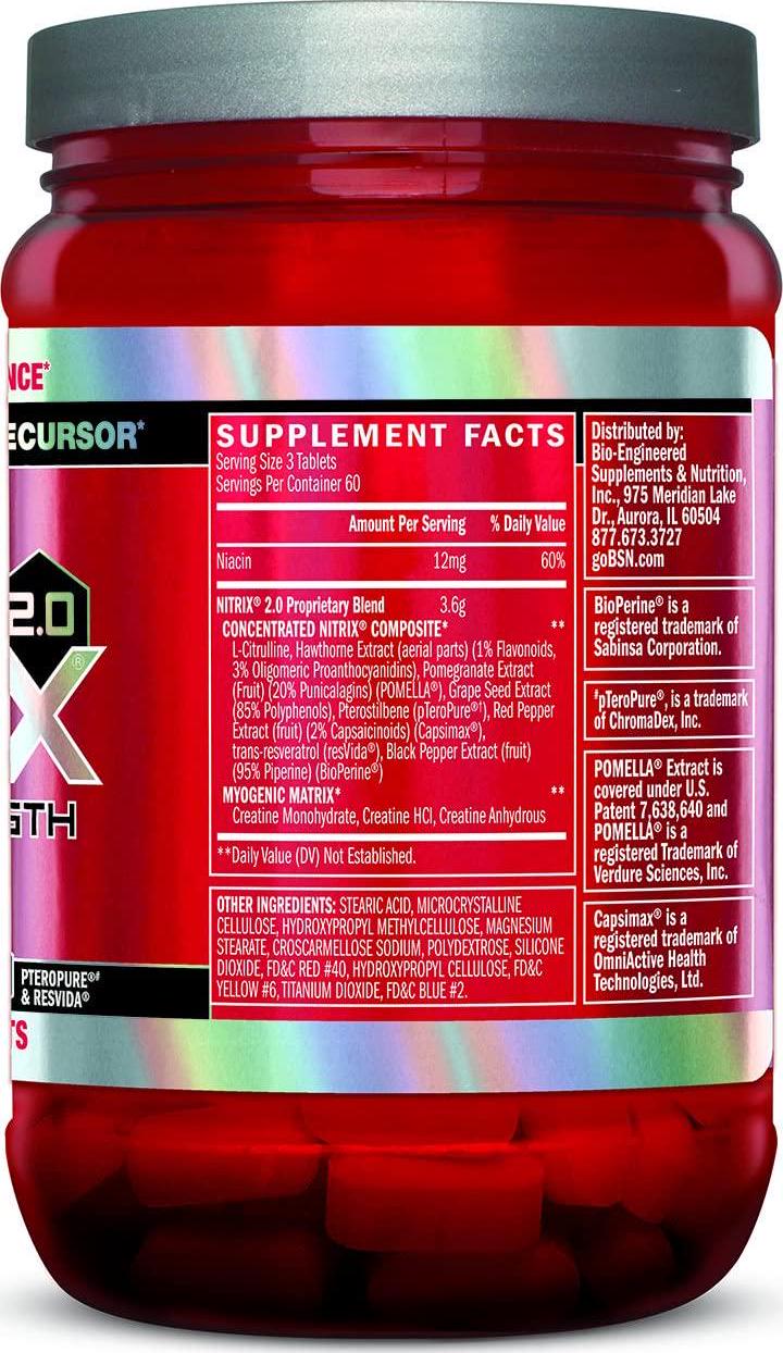 Bsn Nitrix 2.0 180/Tablets