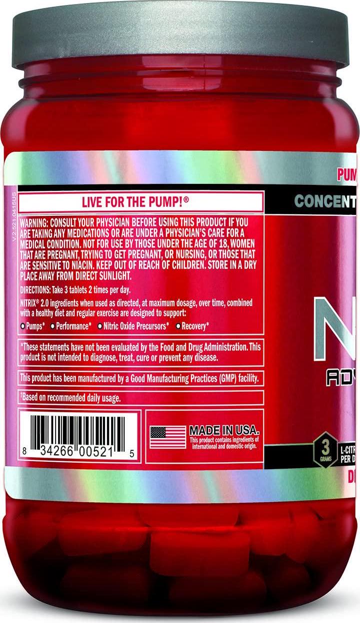 Bsn Nitrix 2.0 180/Tablets