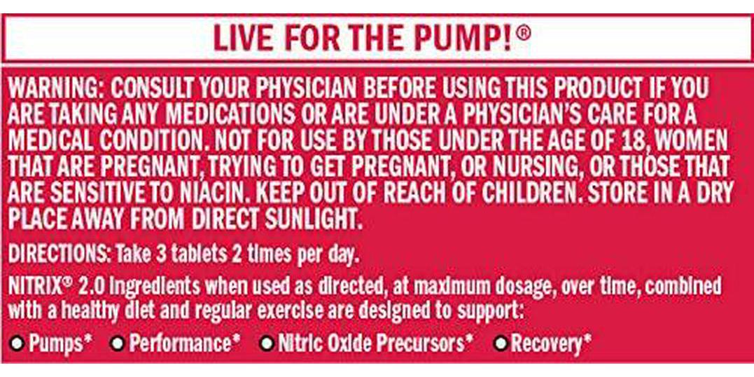 Bsn Nitrix 2.0 180/Tablets