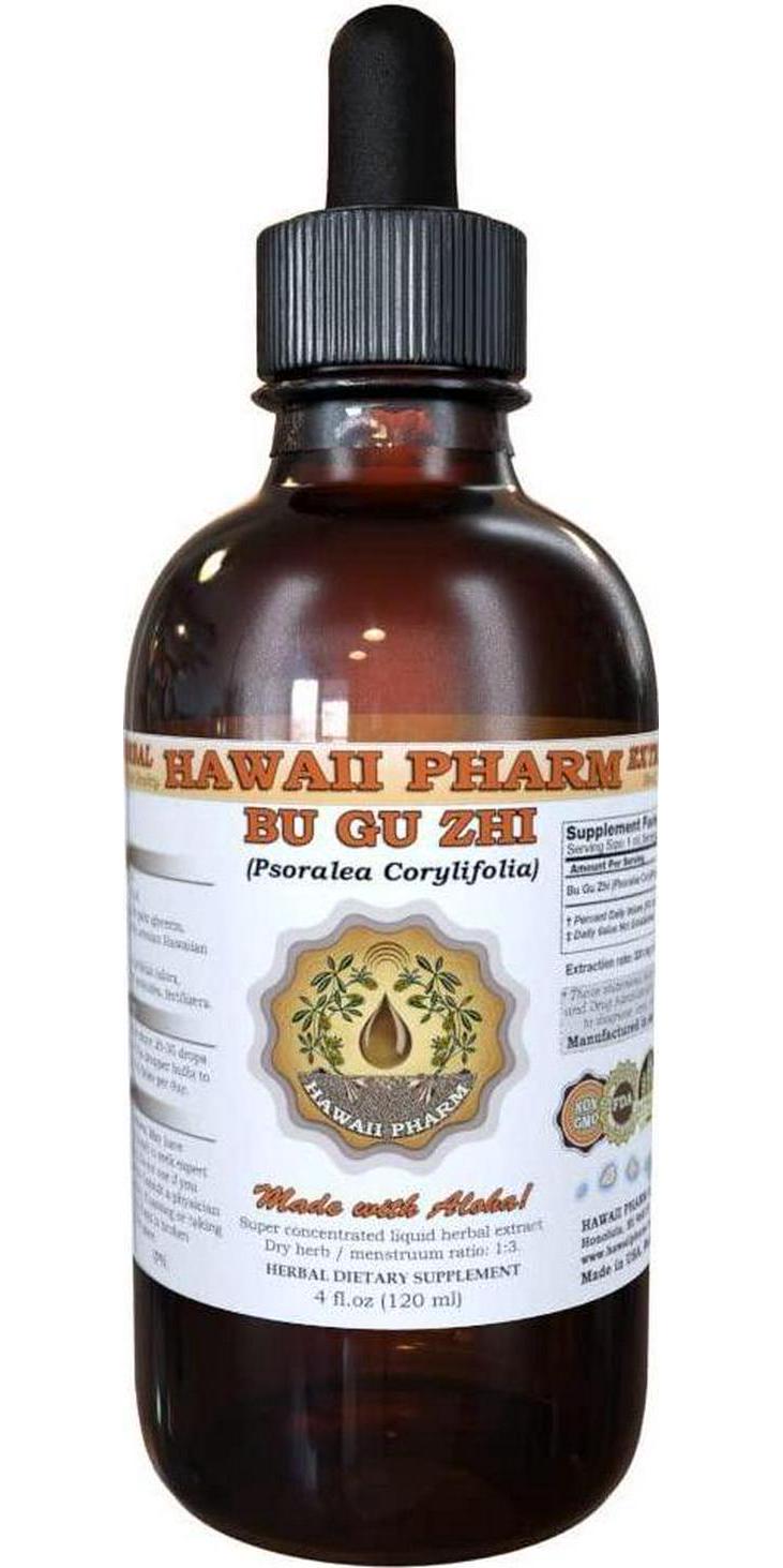 Bu Gu Zhi Liquid Extract, Bu Gu Zhi, Psoralea (Psoralea Corylifolia) Fruit Tincture Supplement 2 oz