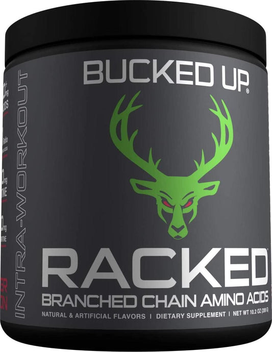 Bucked Up- BCAA RACKED Branch Chained Amino Acids | L-Carnitine, Acetyl L-Carnitine, GBB | Post Workout Recovery, Protein Synthesis, Lean Muscle BCAAs That You Can Feel! 30 Servings (Watermelon)