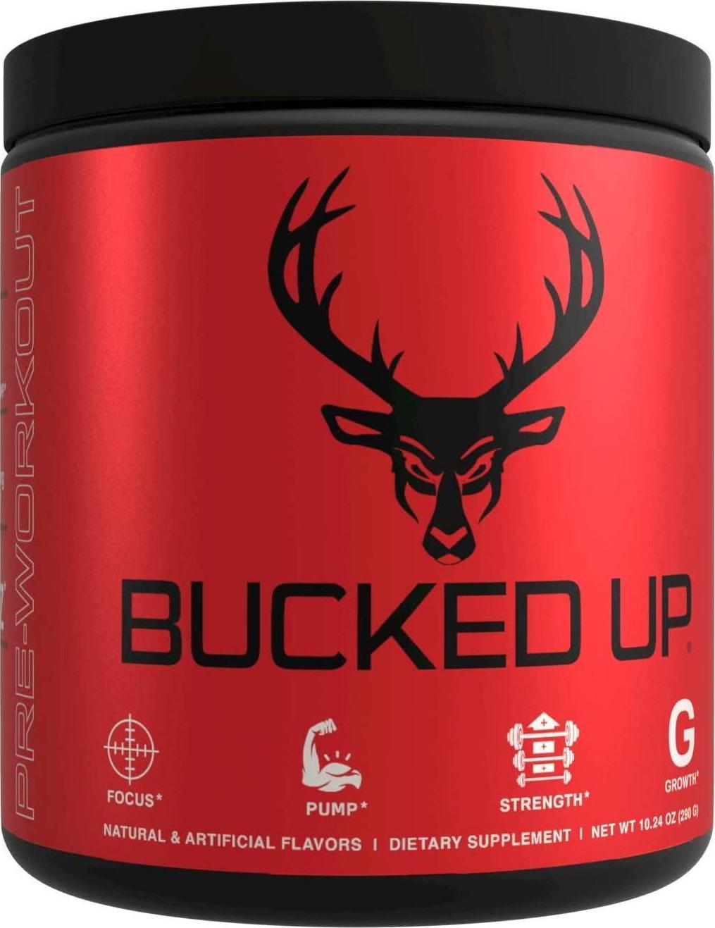 Bucked Up Pre Workout - Best Tasting - 6 Grams Citrulline, 2 Grams Beta Alanine Non Proprietary Blend, Powder (Strawberry Kiwi)