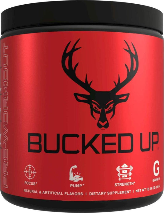 Bucked Up Pre Workout - Best Tasting - 6 Grams Citrulline, 2 Grams Beta Alanine Non Proprietary Blend, Powder (Strawberry Kiwi)