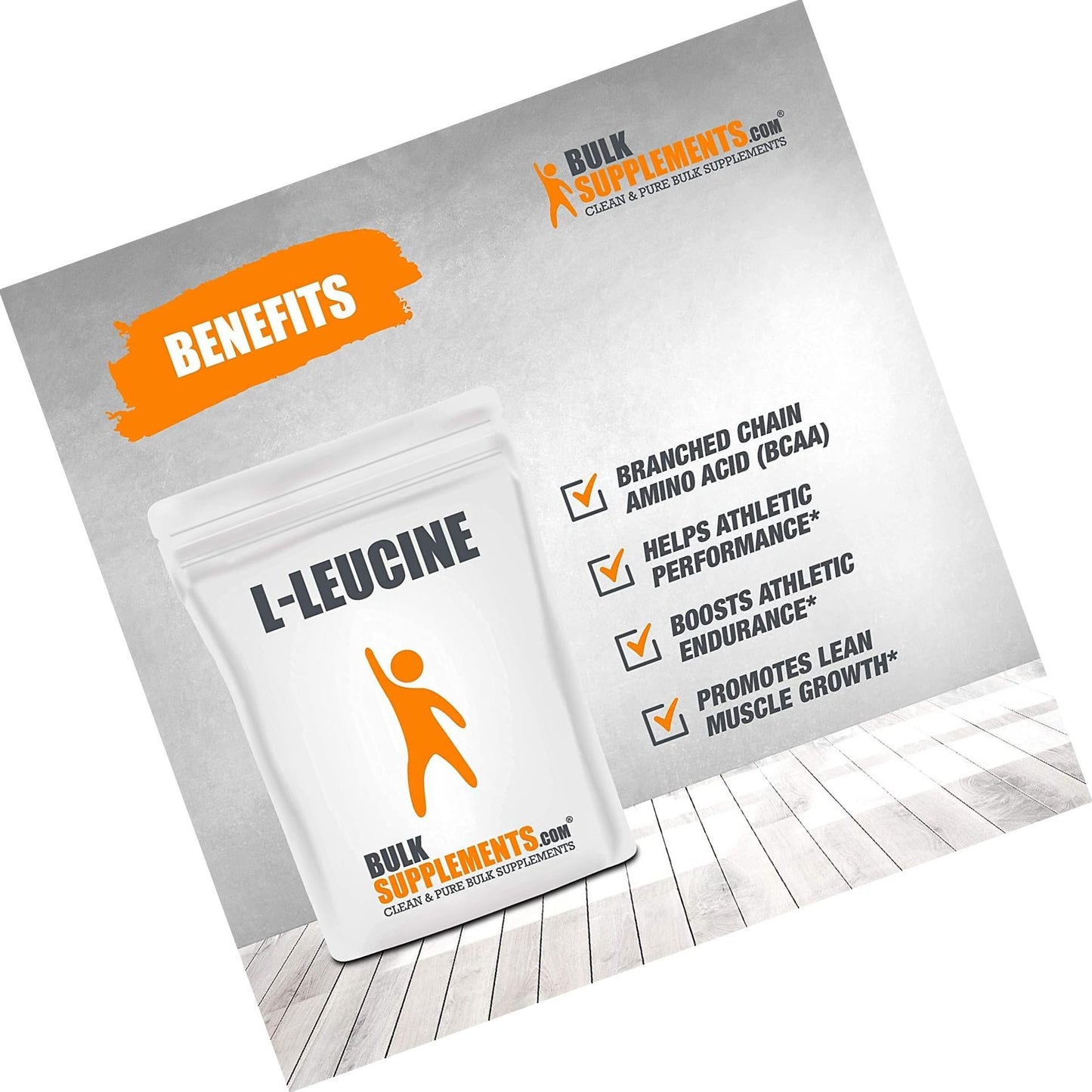 BulkSupplements L-Leucine Powder (5 Kilograms)