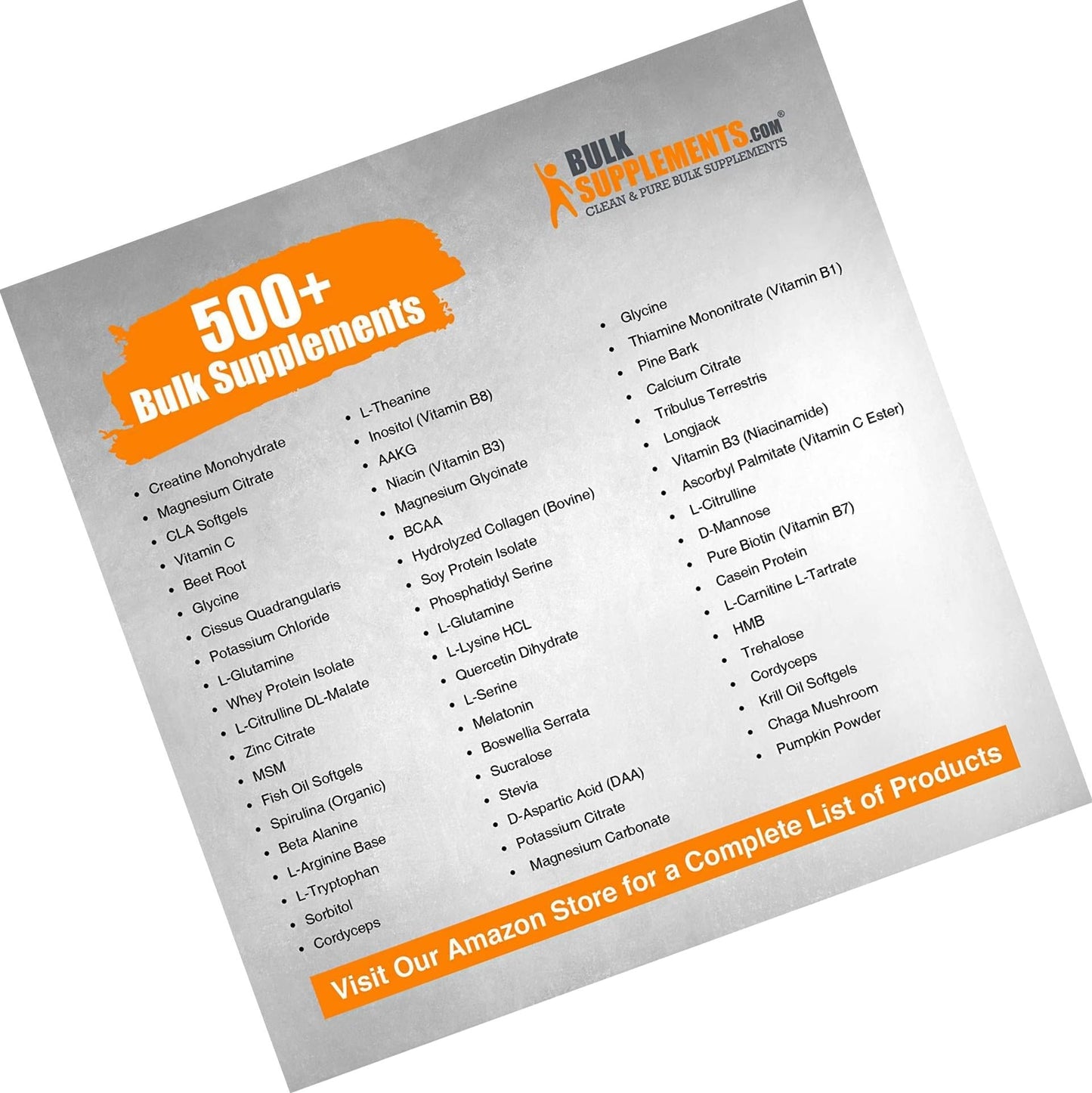 BulkSupplements Nac (N-Acetyl L-Cysteine) Powder (500 Grams)