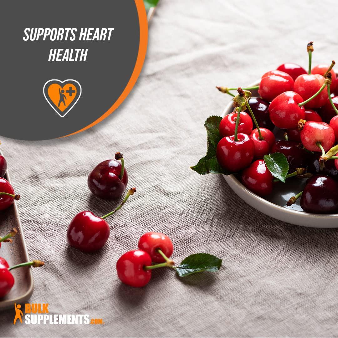BulkSupplements.com Tart Cherry Extract - Cherry Extract for Baking - Uric Acid Support - Dried Tart Cherries - Antioxidant Supplement - Sour Powder - Tart Cherry Powder (1 Kilogram - 2.2 lbs)