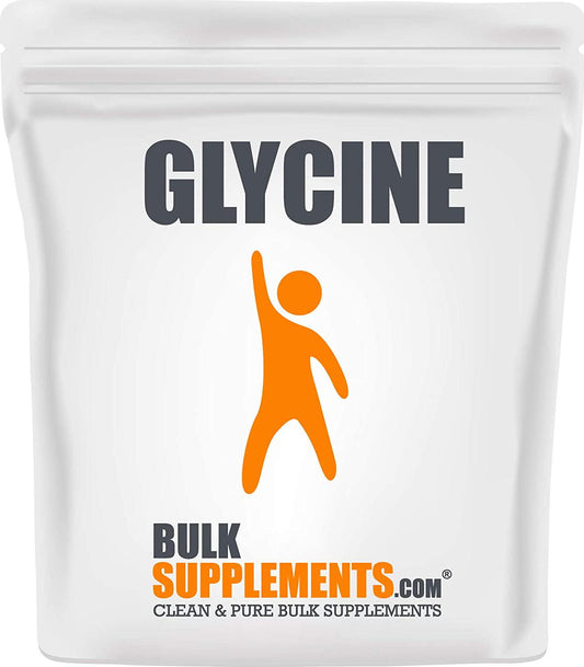 BulkSupplements.com Glycine Powder - Amino Acid Nutritional Supplements - ATP Supplements - Amino Acids Supplement - Glycine Supplements (1 Kilogram - 2.2 lbs)