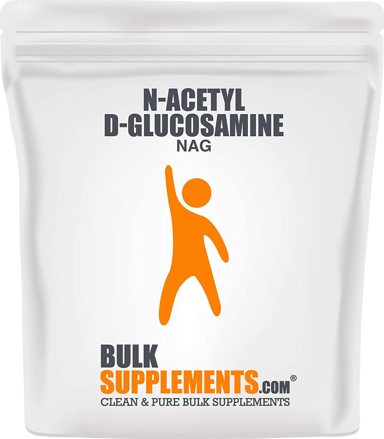 BulkSupplements.com N-Acetyl D-Glucosamine (NAG) Powder - Joint Support Glucosamine Powder - Cartilage Supplement Powder - Glucosamine Chondroitin Powder - N Acetyl Glucosamine (250 Grams 8.8 oz)