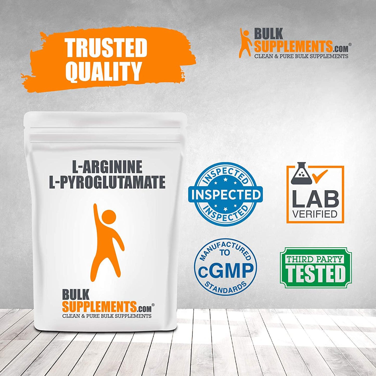 BulkSupplements.com L-Arginine L-Pyroglutamate - Nitric Oxide Supplement - Blood Flow Supplement - Nitric Oxide Supplements for Men (1 Kilogram)