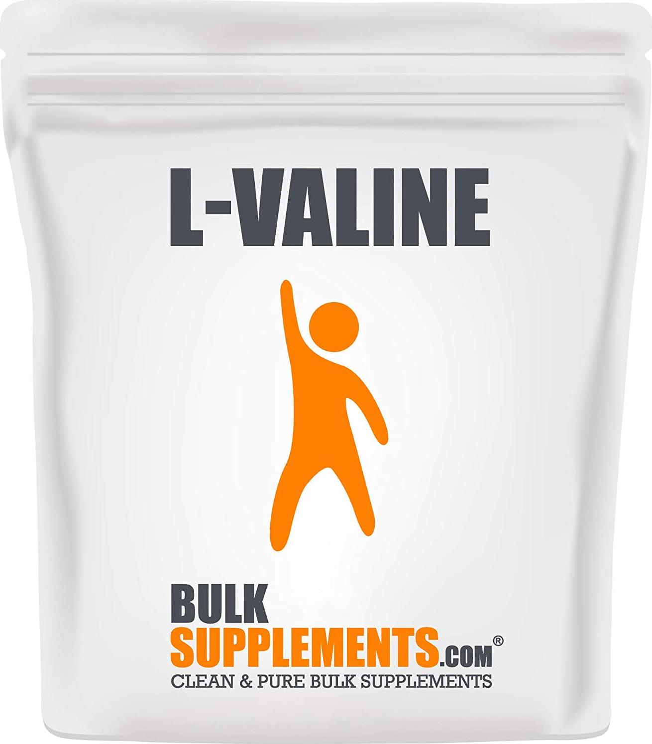 BulkSupplements.com L-Valine Powder - Amino Acids Supplement - BCAAS Amino Acids Powder - Vegan BCAA - BCAA Powder - Raw BCAA - Amino Acid Powder - Amino Acids Supplement For Men (100 Grams - 3.5 oz)