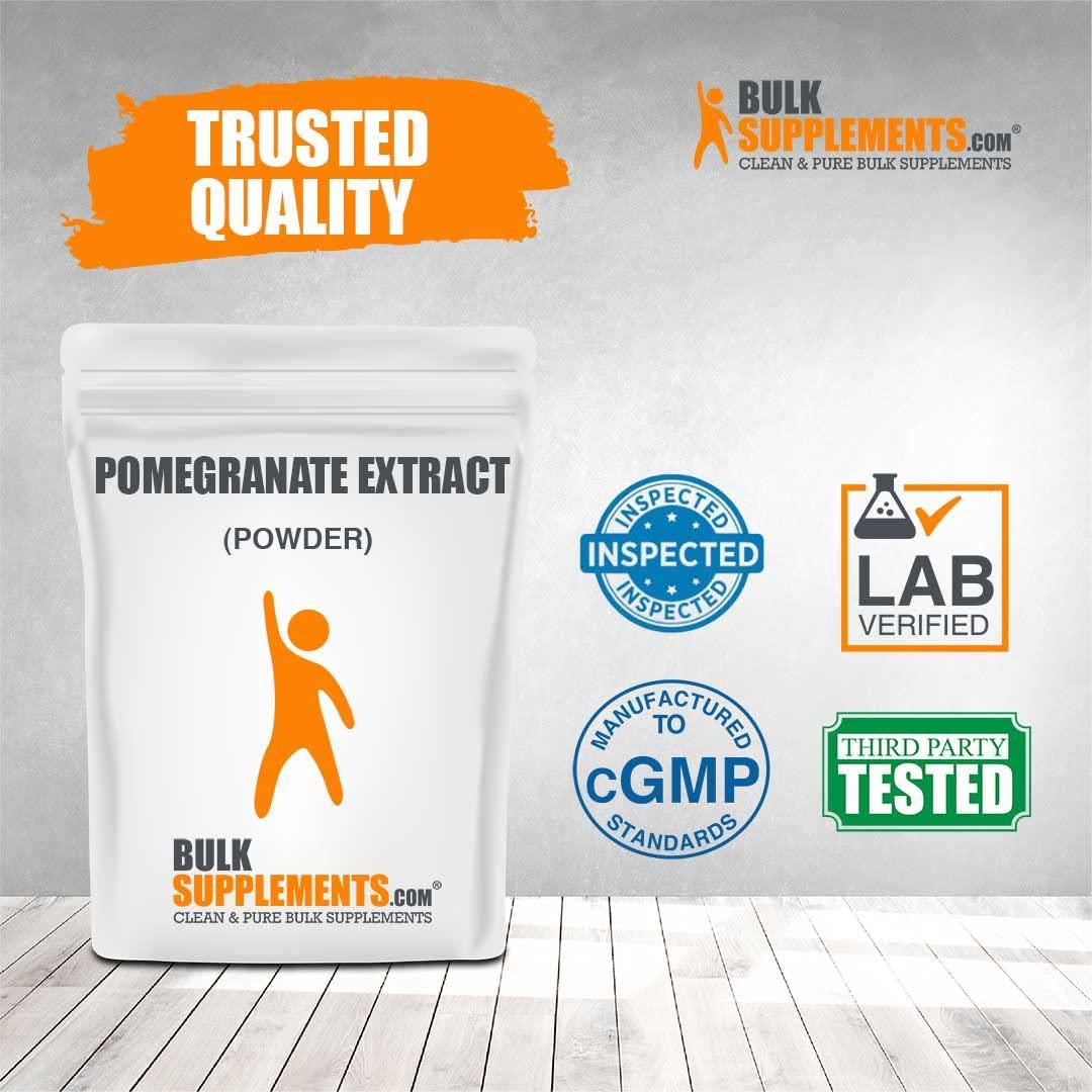 BulkSupplements.com Pomegranate Extract Powder - Antioxidant Supplement - Immune System Booster - Polyphenols Supplement - Pomegranate Powder - Menopause Vitamins For Women (250 Grams - 8.8 oz)