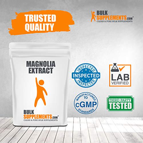 BulkSupplements.com Magnolia Extract Powder - Sulforaphane Supplement - Magnolia Tree Extract - Magnolia Bark Extract - Sulforaphane Powder - Herbal Supplement (100 Grams - 3.5 oz)