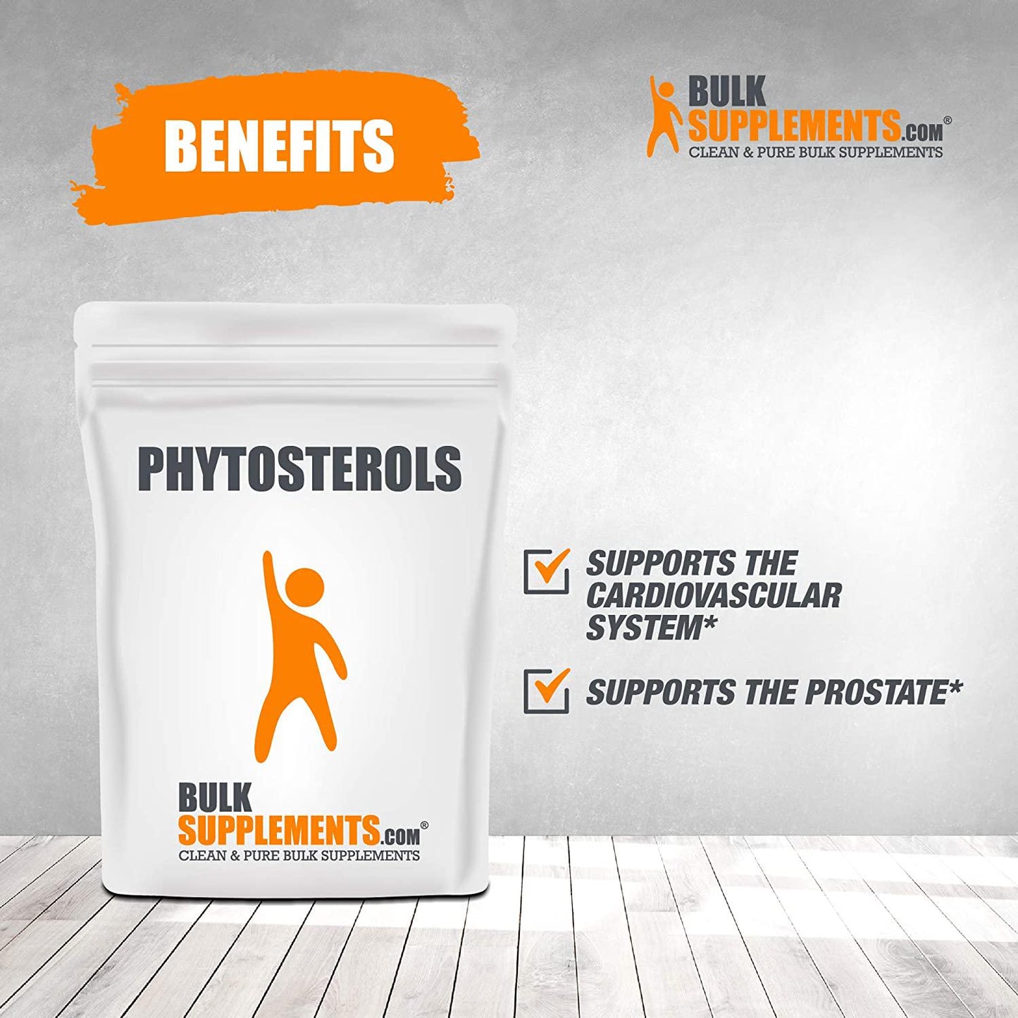 BulkSupplements.com Phytosterol (Beta Sitosterol) Powder - Prostate Supplements for Men - Mens Health Supplement - Cholesterol Supplements - Vitamins for Bladder Health (1 Kilogram - 2.2 lbs)
