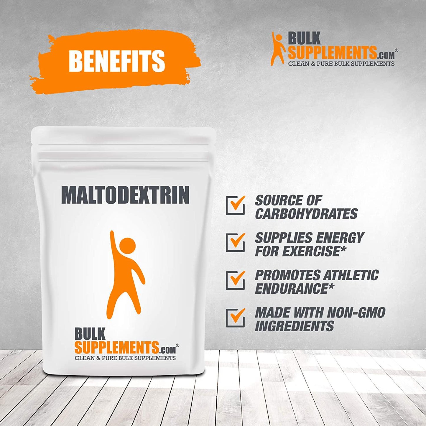 BulkSupplements.com Maltodextrin Powder - Carbohydrate Powder - Intra Workout Supplement - Carb Powder Supplement - Workout Powder (1 Kilogram - 2.2 lbs)