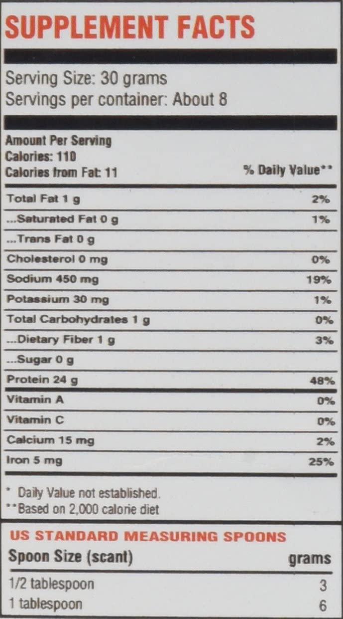 BulkSupplements.com Pea Protein Isolate - Vegan Protein Powder - Unflavored Protein Powder - Plant Based Protein Supplement - Pea Protein Powder - Plant Protein Powder (250 Grams - 8.8 oz)