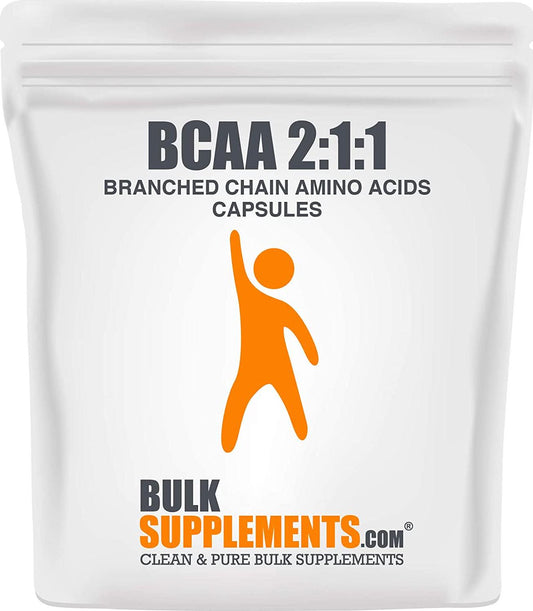 BulkSupplements.com BCAA 2:1:1(Branched Chain Amino Acids) - BCAA Powder - BCAAs Amino Acids - Amino Acid Nutritional Supplements - Amino Acid Powder - BCAA Amino Acids (100 Grams - 3.5 oz)