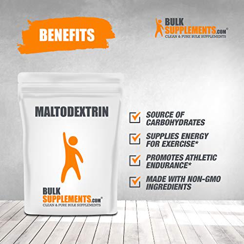 BulkSupplements.com Maltodextrin Powder - Intra Workout Supplement - Carbohydrate Powder - Carbs Supplement - Weight Gainer for Women (250 Grams - 8.8 oz)
