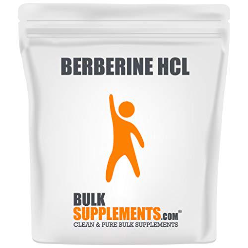 BulkSupplements.com Berberine HCl Powder - HCl Supplement - Berberine 500mg Supplement - Berberine Supplements - Berberine HCl 500mg Powder (25 Grams - 0.88 Oz)