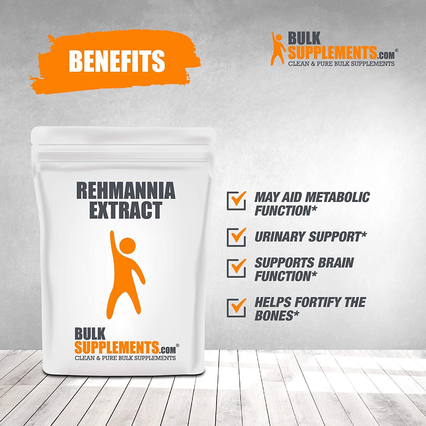BulkSupplements.com Rehmannia Root Extract Powder - Kidney Support - Anti-Inflammatory Supplements - Herbal Rest - Kidney Supplement - Renal Vitamins - Adrenal Support For Dogs (1 Kilogram - 2.2 lbs)