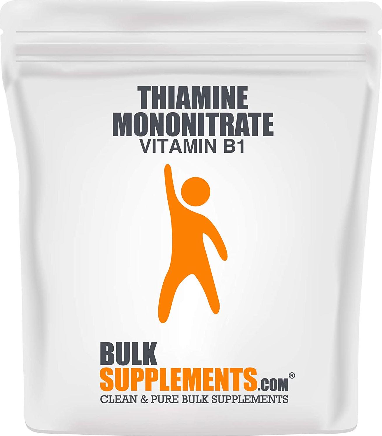 BulkSupplements.com Thiamine Mononitrate (Vitamin B1) Powder - Vitamins for Energy for Women - Vitamin B (1 Kilogram - 2.2 lbs)