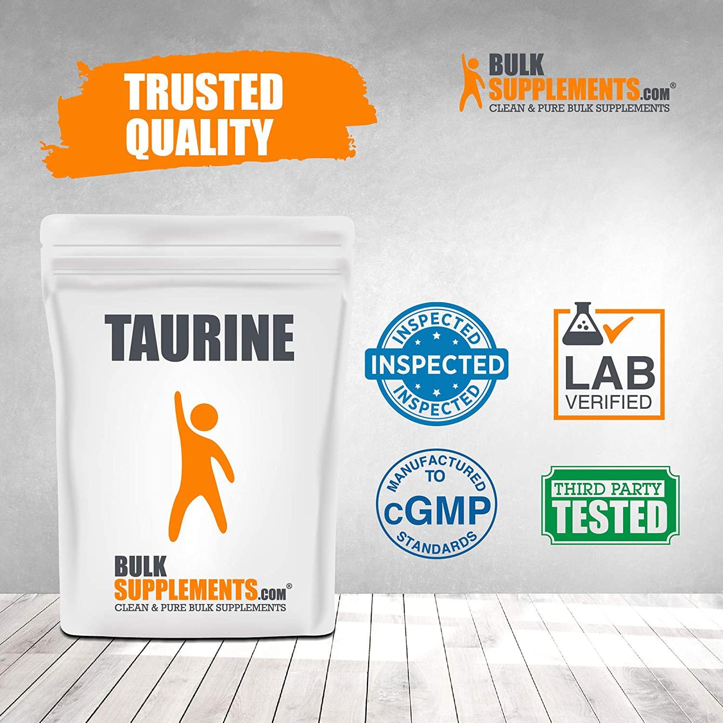 BulkSupplements.com Taurine Powder - Taurine Supplement - Dog Electrolytes - Unflavored Pre Workout Powder - Amino Acids Supplement - Heart Health Supplements - Eye Supplements (1 Kilogram - 2.2 lbs)
