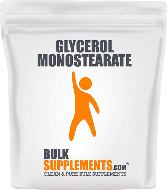 BulkSupplements.com Glycerol Monostearate Powder - Pre Workout Powder - Glycerol Powder - Food Grade Glycerin Powder - Pre Workout Pump Powder - Pump Supplement (500 Grams - 1.1 lbs)