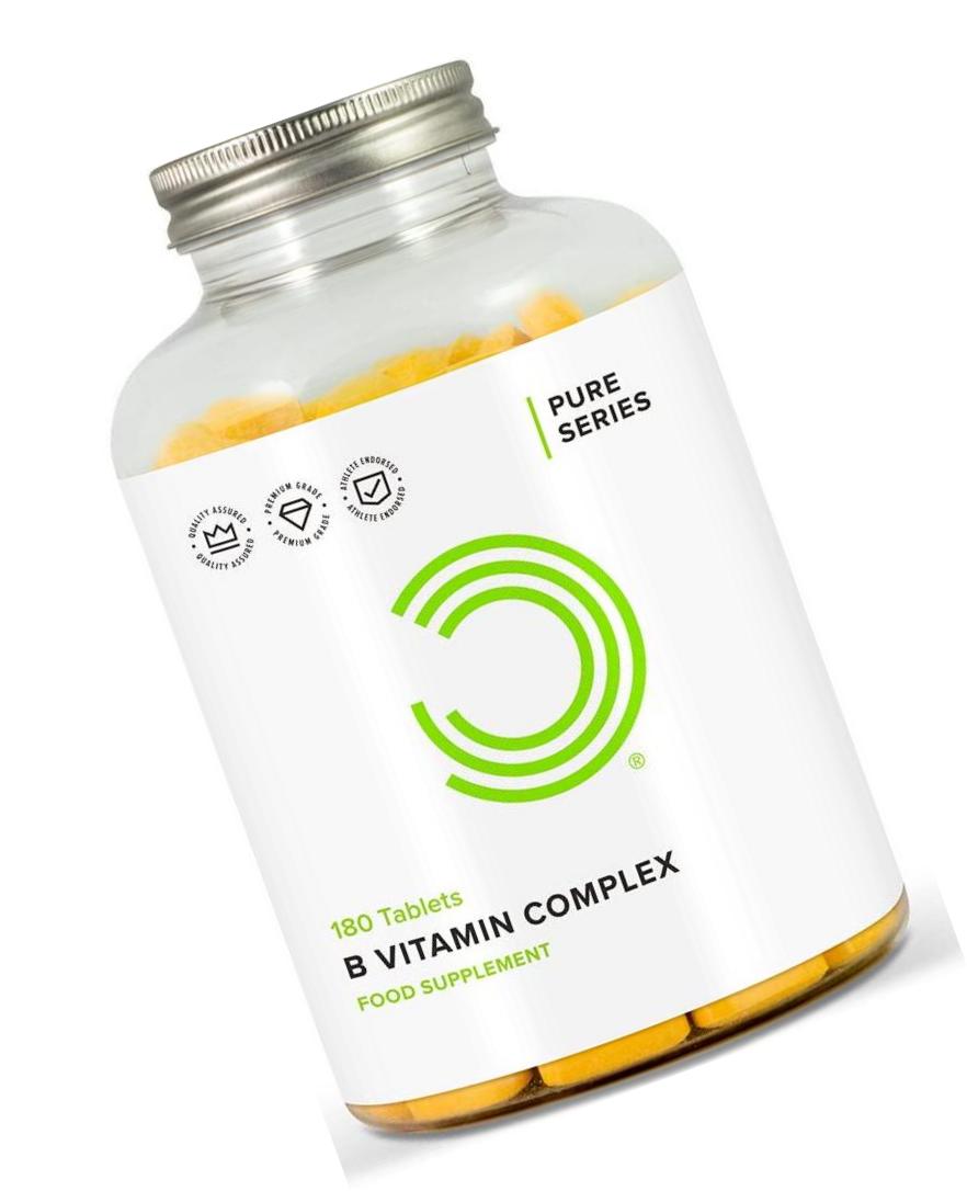 Bulk B Vitamin Complex Tablets, Pack of 180, Packaging May Vary