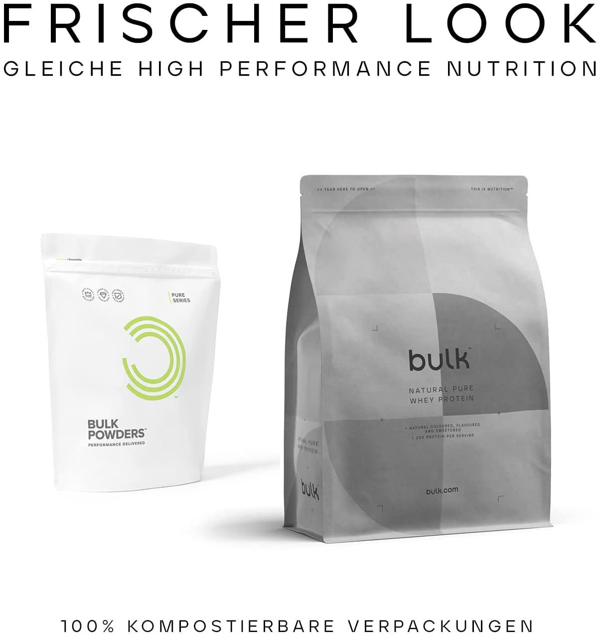 Bulk Natural Pure Whey Protein Concentrate, Sweetened With Stevia, Strawberry, 500 g