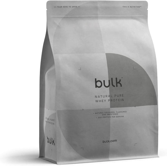 Bulk Natural Pure Whey Protein Concentrate, Sweetened With Stevia, Strawberry, 500 g