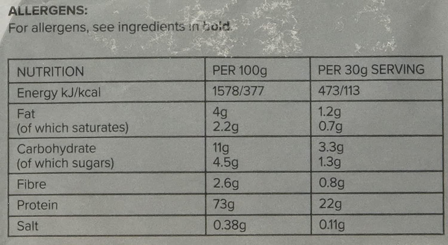 Bulk Pure Whey Protein Powder Shake, Coconut and Pineapple, 1 kg, Packaging May Vary