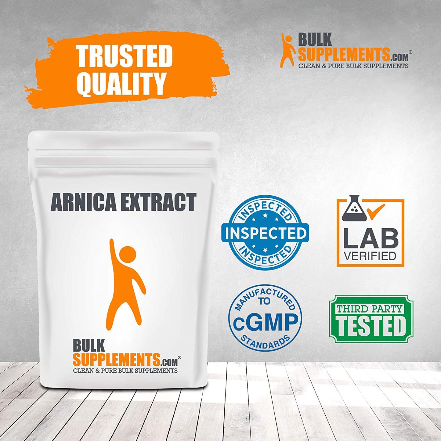 Bulksupplements Arnica Extract Powder (1 Kilogram (2.2 lbs) Powder)