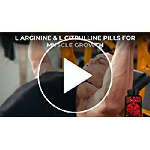 Bull Blood Nitric Oxide Supplement - Extra Strength Nitrous Oxide - L Arginine and L Citrulline Pills - Pumps, Blood Flow for Men - NO Booster for Enhancing Male Strength and Energy - 60 ct