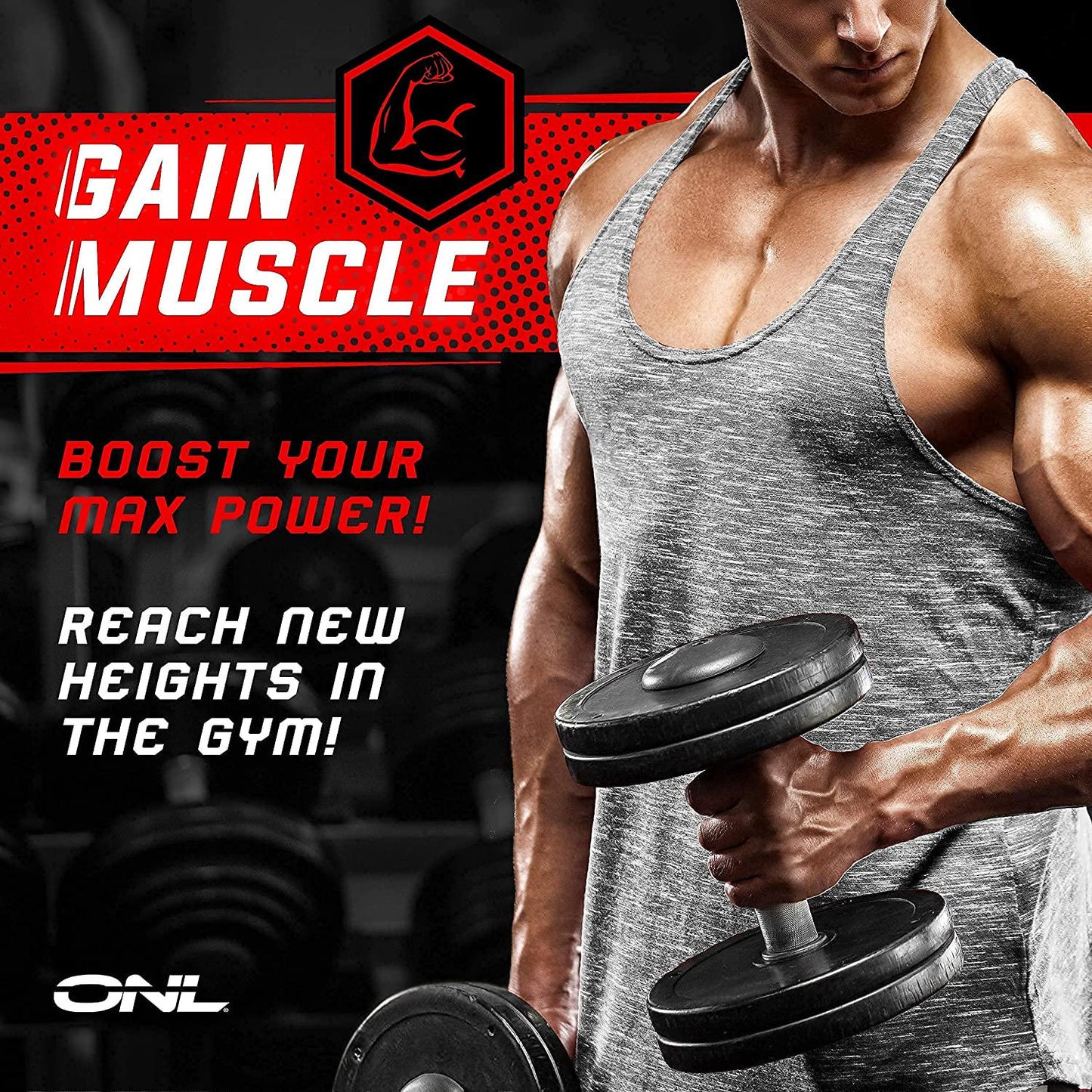 Bull Blood Ultimate Energy Boost - Extra Strength Energy, Focus, Blood Flow and Muscle Growth with Nitric Oxide, Creatine, Lion's Mane, Effective Pre Workout and Nitric Oxide Booster for Men and Women